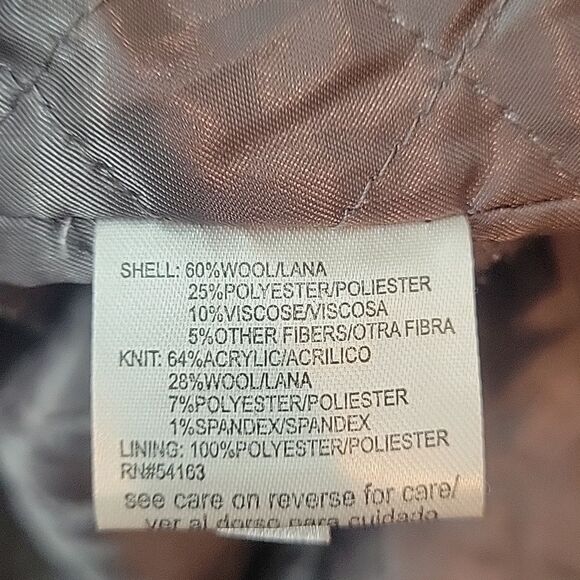 Calvin Klein Men's black wool jacket Size XXL zip up - Picture 6 of 9